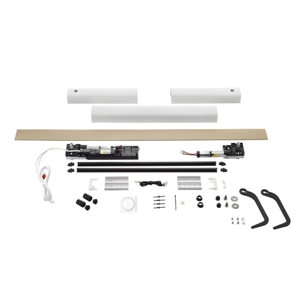 Kit de motorisation pour volet battant yslo flex io slim 2 vantaux-blanc/noir - Somfy - 1247173