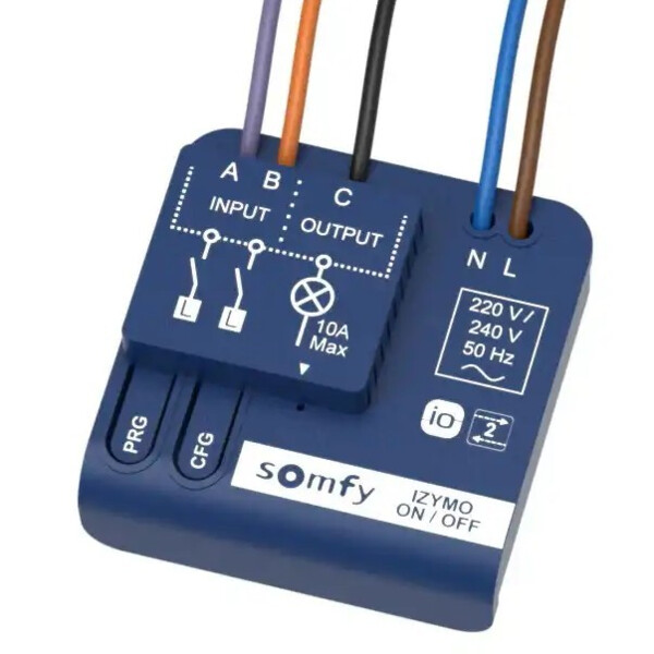 Pilotez vos volets roulants et votre éclairage avec les micro-récepteurs Somfy Izymo io