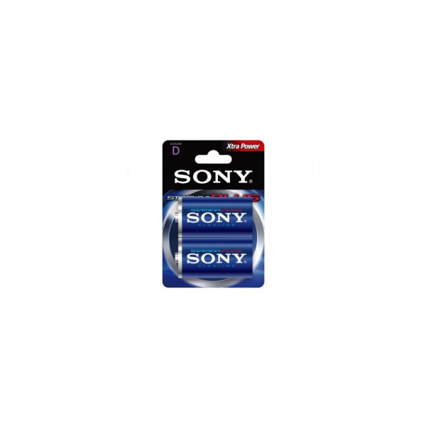 Piles LR20 - D - Alcaline par 2 - 1,5V - Sony - Torro - Sony - AM1B2D