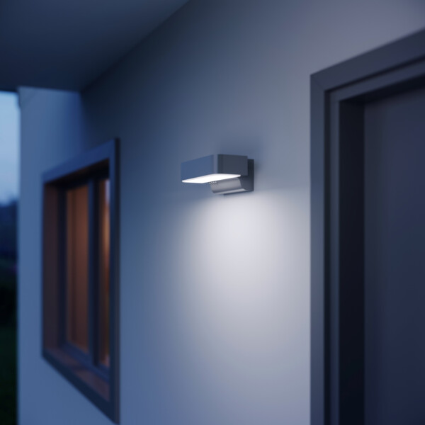 Steinel lampe extérieure l 800 led ihf argent - Steinel - 671419