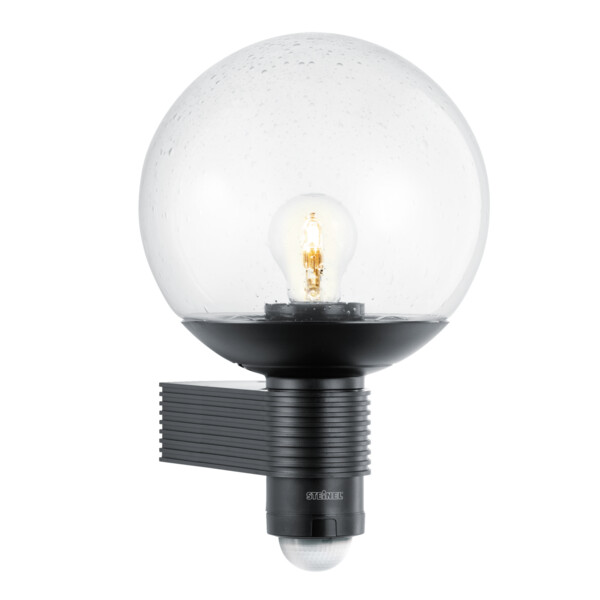 L 400 s noir - applique verre cristal - Steinel - 611019
