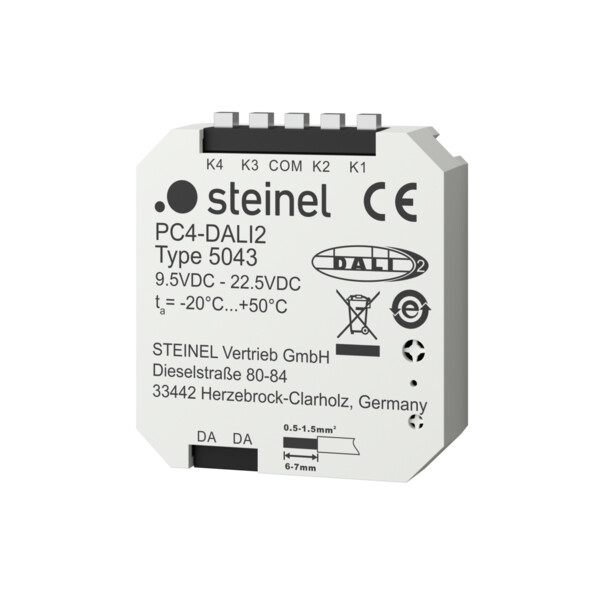Coupleur de boutons-poussoirs pc4 dali-2 blanc - Steinel - 082123