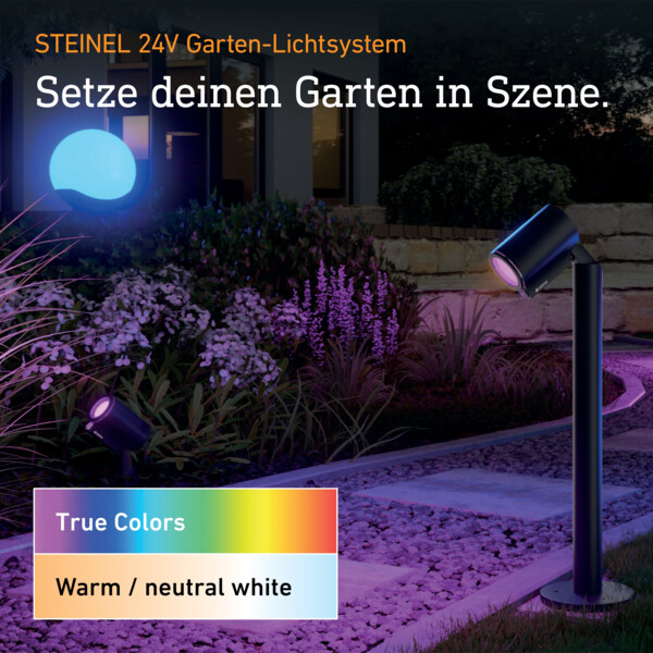 Spot garden sc 24v avec détecteur de mouvement & bluetooth - Steinel - 089344