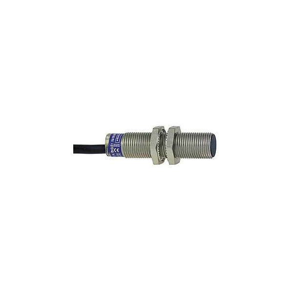 détecteur inductif XS1 cylindrique M12 Sn 2 mm câble 5m - Telemecanique Sensors - XS1M12KP340L1