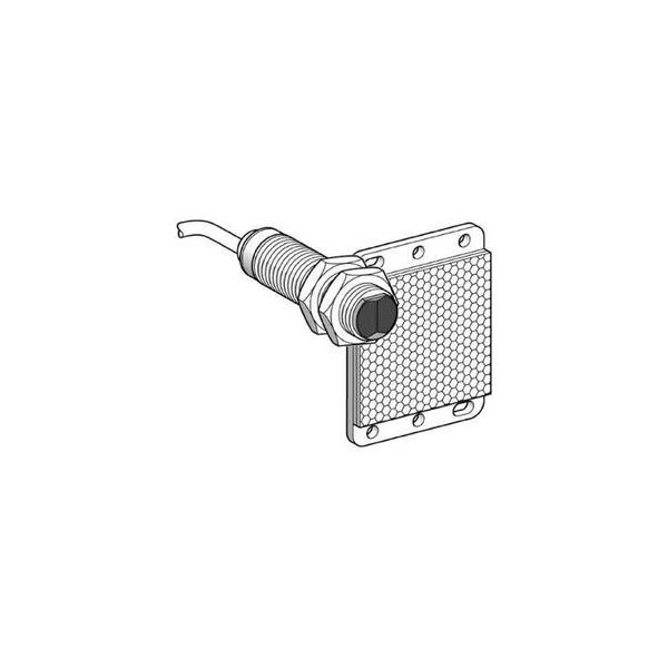 détecteur photoélectrique XU1 reflex Sn 4 m câble 2m - Telemecanique Sensors - XU1N18PP341