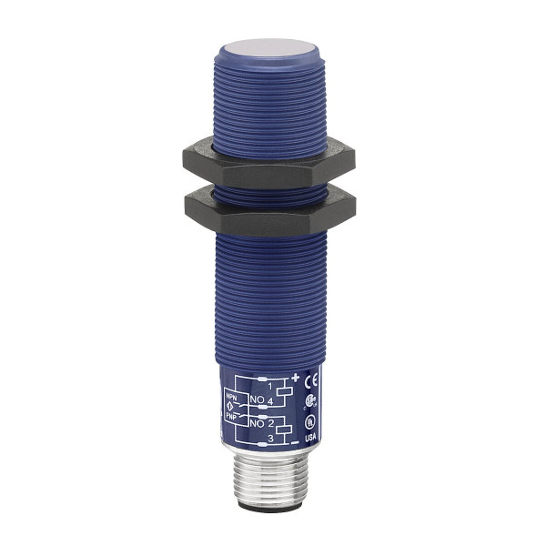 Detect ultrason cylind m1 8 - Telemecanique Sensors - XX318AA081KAM12