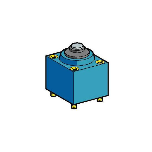 tête pour interrupteur de position ZC2J poussoir acier - Telemecanique Sensors - ZC2JE615