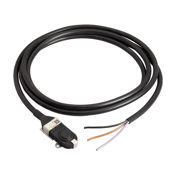 interrupteur de position miniature poussoir plat câble longueur 2 m - Telemecanique Sensors - XC010L2