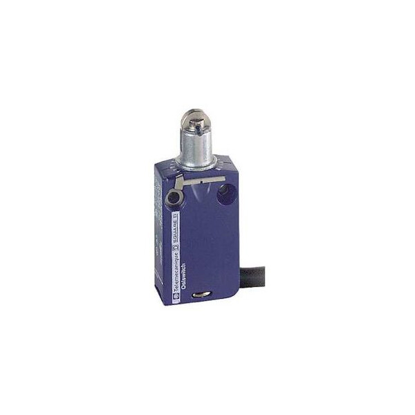 INTERRUPTEUR DE POSITION METAL O ET F   POUSSOIR GALET ACIER CABLE 8M CONNEC M12 - Telemecanique Sensors - XCMD2102L08R12