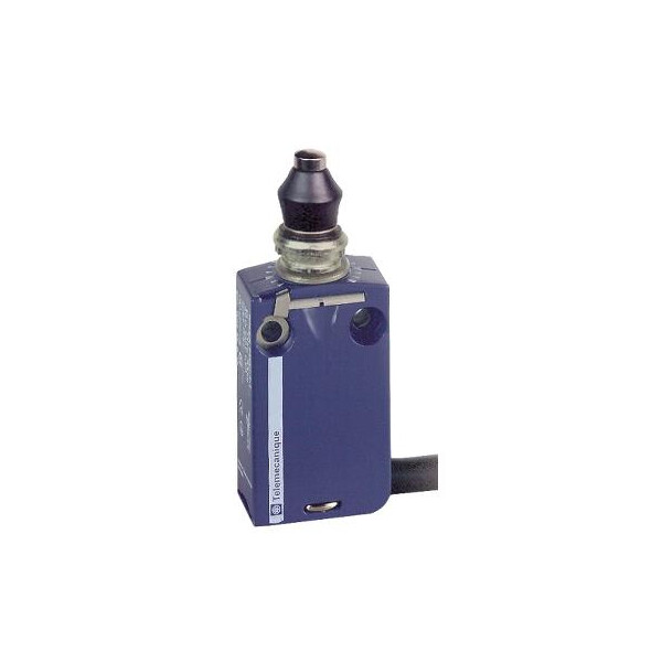 INTERRUPTEUR DE POSITION METAL O ET F   TETE POUSSOIR METAL A SOUFFLET CABLE 2M - Telemecanique Sensors - XCMD2111L2