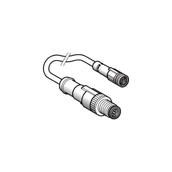 RALLO.IP67-M12<->M8-1M - Telemecanique Sensors - XZCR1509040H1