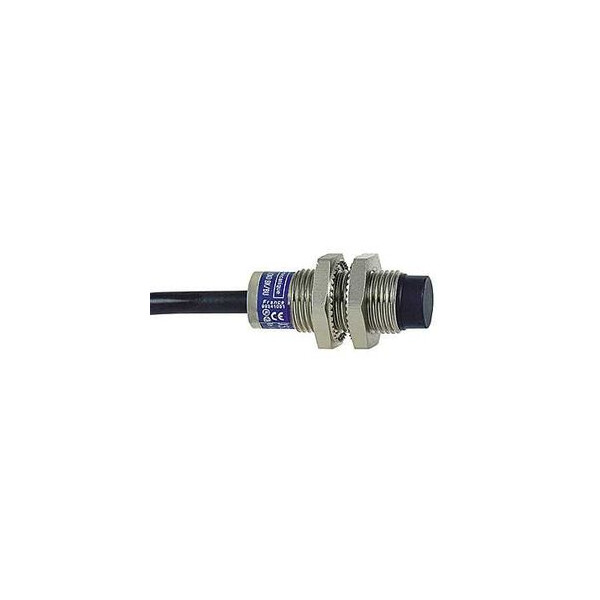 détecteur inductif XS2 cylindrique M12 Sn 4 mm câble 2m - Telemecanique Sensors - XS2N12NC410