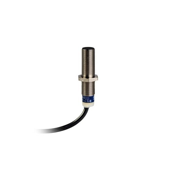 DETECTEUR INDUCTIF CYL LONG M12 24 240VACDC NO 2FILS NOY PORTEE 2MM CABLE 2M - Telemecanique Sensors - XS512B1MAL2