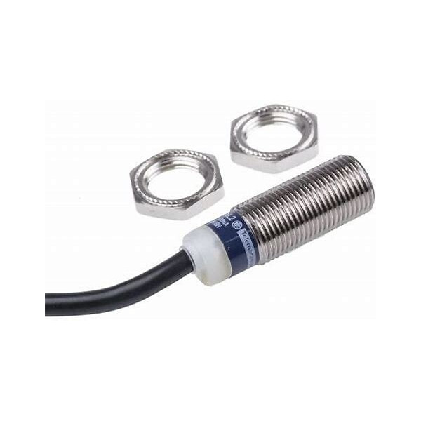 détecteur inductif XS5 cylindrique M12 Sn 2 mm câble 2m - Telemecanique Sensors - XS512B1NAL2