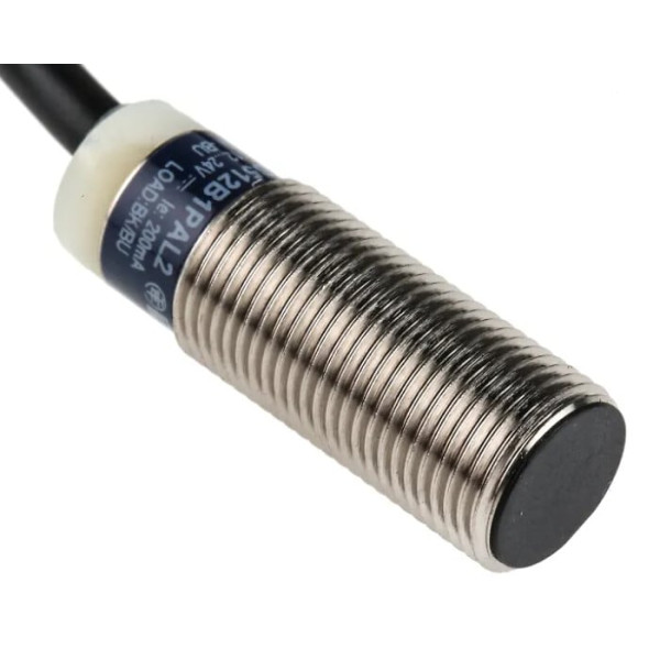 détecteur inductif XS5 cylindrique M12 Sn 2 mm câble 2m - Telemecanique Sensors - XS512B1PAL2