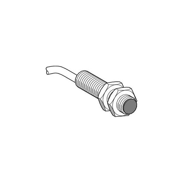 DETECTEUR INDUCTIF CYLINDRIQ M08 12 24VDC PNP NO 3FILS NOYABLE CABLE 5M - Telemecanique Sensors - XS108B3PAL5