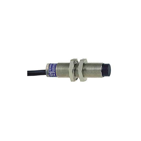 Detecteur inductif cylindriq m12 12 48v dc npn nc 3fils non noyable cable 2m - Telemecanique Sensors - XS612B4NBL2