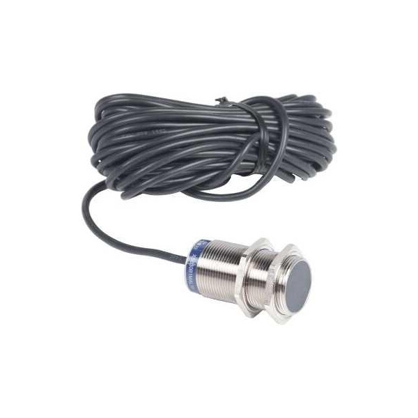détecteur inductif XS6 cylindrique M30 Sn 15 mm câble 10m - Telemecanique Sensors - XS630B1MAL10