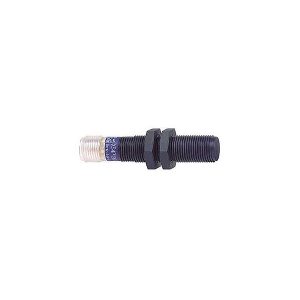 détecteur inductif XS4 cylindrique M12 Sn 4 mm connecteur M12 - Telemecanique Sensors - XS4P12PA370D
