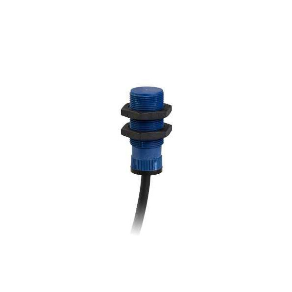 détecteur inductif XS4 cylindrique M18 Sn 8 mm câble 2m - Telemecanique Sensors - XS4P18PA340