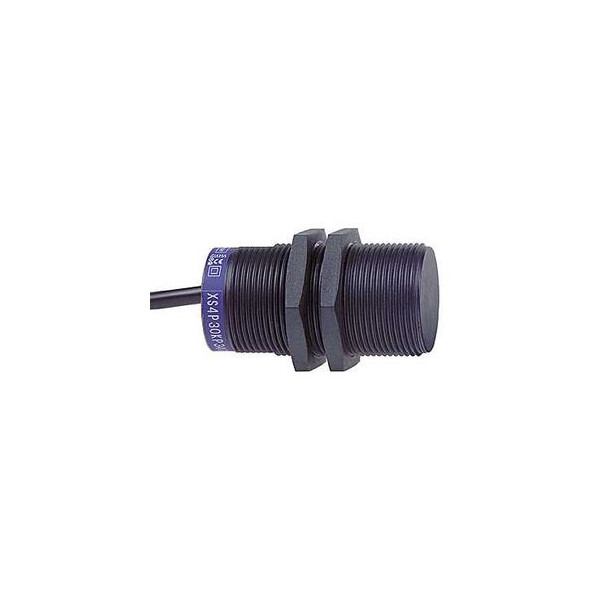 détecteur inductif XS4 cylindrique M30 Sn 15 mm câble 2m - Telemecanique Sensors - XS4P30MB230