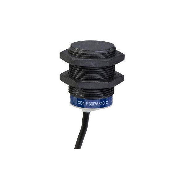 détecteur inductif XS4 cylindrique M30 Sn 15 mm câble 10m - Telemecanique Sensors - XS4P30PA340L2