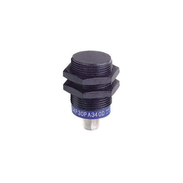détecteur inductif XS4 cylindrique M30 Sn 15 mm connecteur M12 - Telemecanique Sensors - XS4P30PB340D
