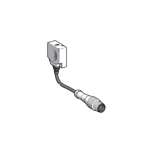 détecteur inductif XS7 plat forme E Sn 10 mm connecteur M12 déporté - Telemecanique Sensors - XS7E1A1DAL01M12