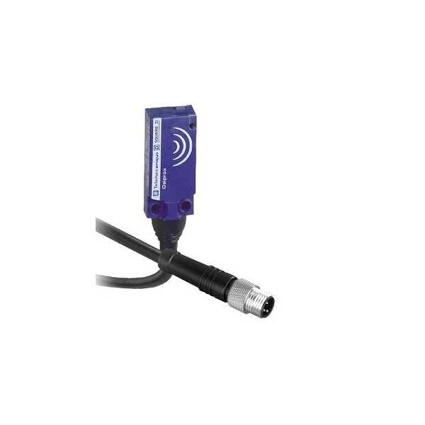 détecteur inductif XS7 plat forme F Sn 5 mm connecteur M8 déporté - Telemecanique Sensors - XS7F1A1PBL01M8