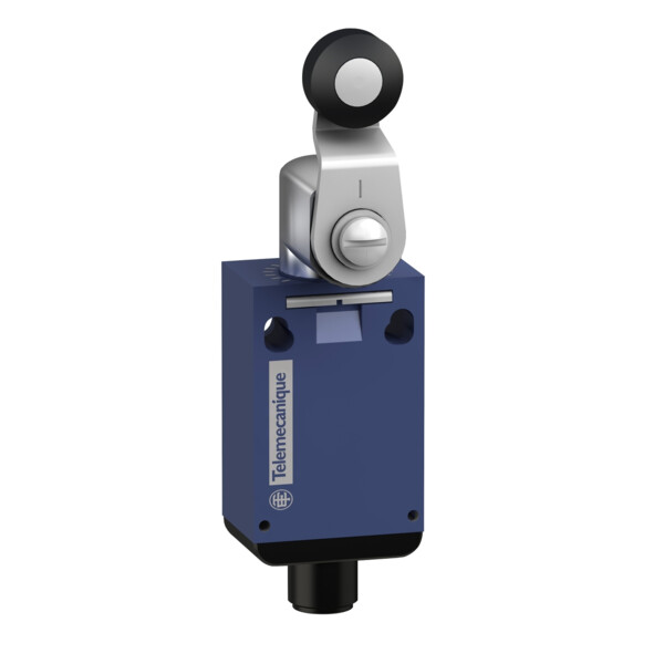 Telemecanique osisense xc - nc+no brusque, levier à galet en plastique, m12 - Telemecanique Sensors - XCMV2115M12