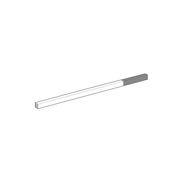Tige metal carree 6mm l=2 00mm bout rouge - Telemecanique Sensors - XCRZ03R
