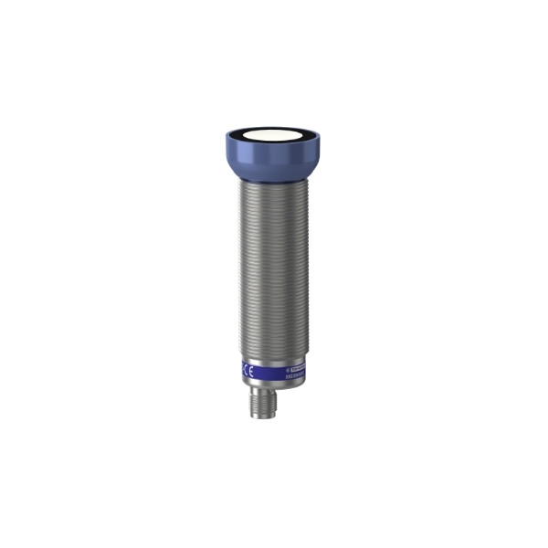 Osisense xx - détecteur ultrason - métal - cylindrique m30 droit - 4m 0-10v - Telemecanique Sensors - XXS30B4VM12