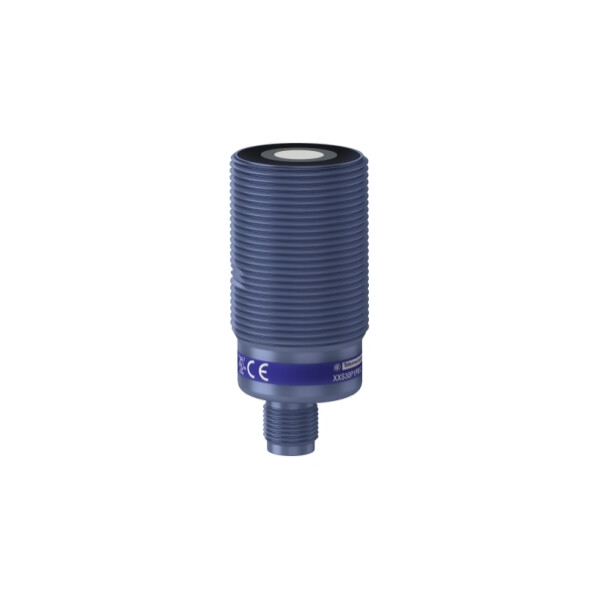 Osisense xx - détecteur ultrason - plastic - cylindrique m30 droit - 1m pnp - Telemecanique Sensors - XXS30P1PM12