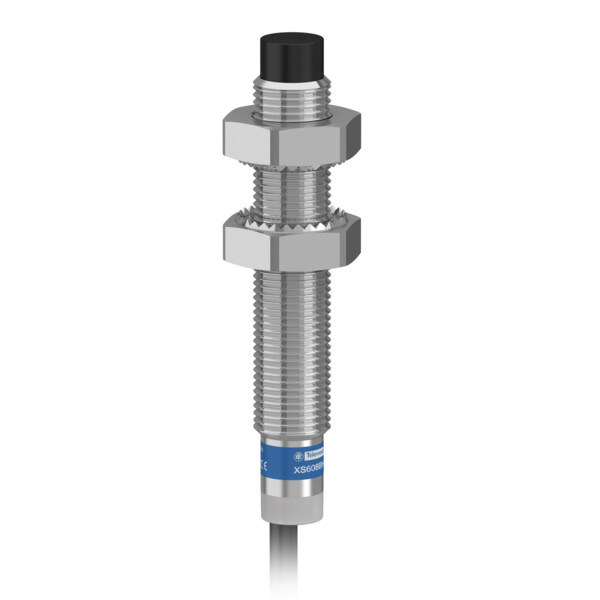 Xs - détecteur inductif métal - dia m8 - non noyable - sn4mm - pnp,no - cable 2m - Telemecanique Sensors - XS608B4PAL2