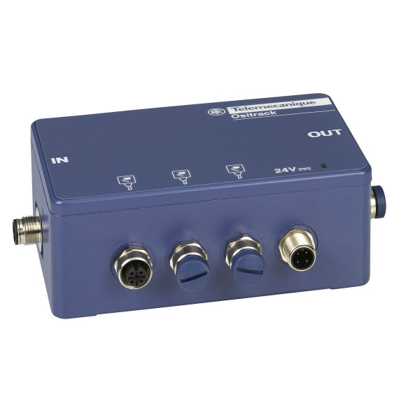 Osisense xg - boîtier de dériv. - 3 stations rfid sur modbus ou uni-tetway - m12 - Telemecanique Sensors - TCSAMT31FP