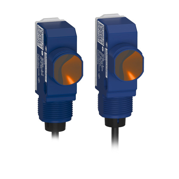 Xun - capt photo electric hybride, syst barrage r, s=30m, npn no/nc, câb 2m, 24v - Telemecanique Sensors - XUN2ANXNL2R