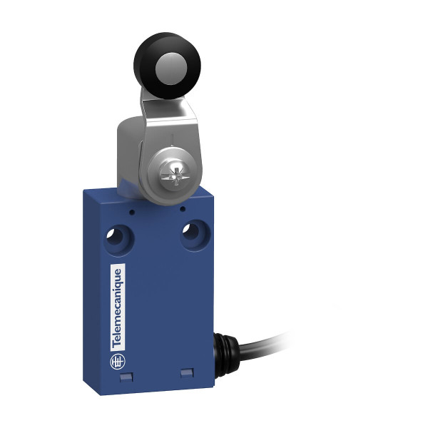 Xcmh - inter de pos. miniature plastic tête rotative et galet o+f cable 1m axial - Telemecanique Sensors - XCMH2115LA1