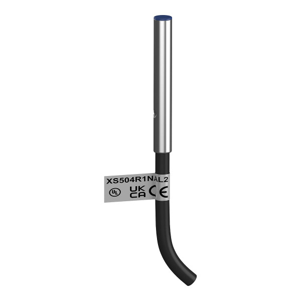 Xs - capt. inductif  dia 4mm lisse, npn, no, sn 0,8 mm, 12..24vdc, connecteur m8 - Telemecanique Sensors - XS504R1NAM08