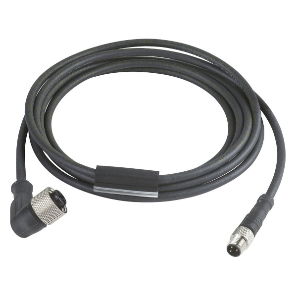 Xcsrm - rallonge droit m12 8 pins mâle, droit m12 8 pins femelle, câble pvc 10 m - Telemecanique Sensors - XZCR2829P11D10