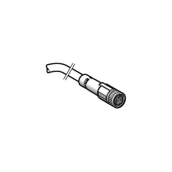 connecteur précâblé femelle, M8, 3 broches, droit câble 10 m - Telemecanique Sensors - XZCP0566L10