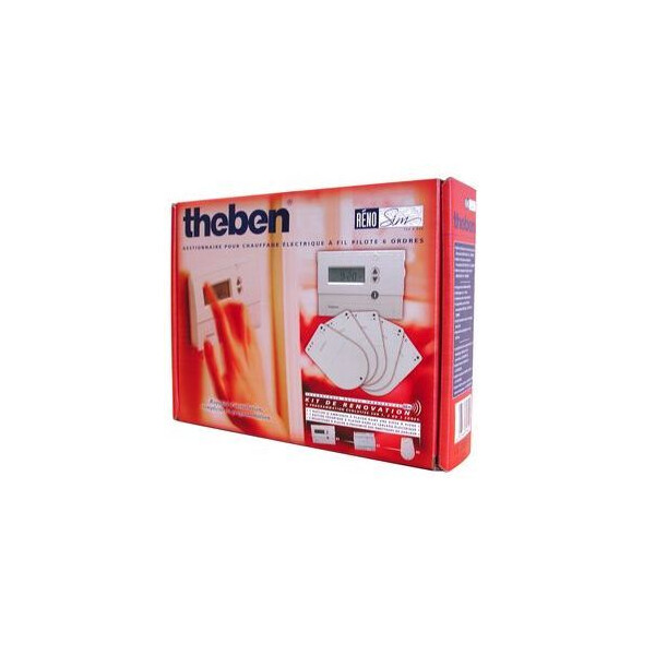 Kit renovation sim 356 hf av boitier technique  et ambiance  et 5 recepteurs - Theben - 3560850