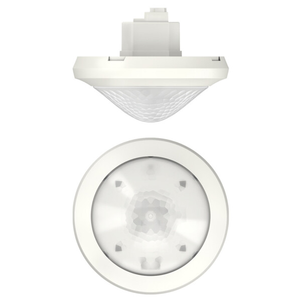 Détecteur de mouvement encastré plafond KNX 360° blanc 2 canaux - theMova P360 KNX UP WH - Theben - 1039600