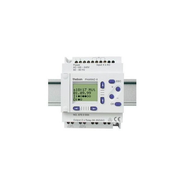 Mini automate 100  240v 4 e 2 s 8a pharao 6 - Theben - 5750006