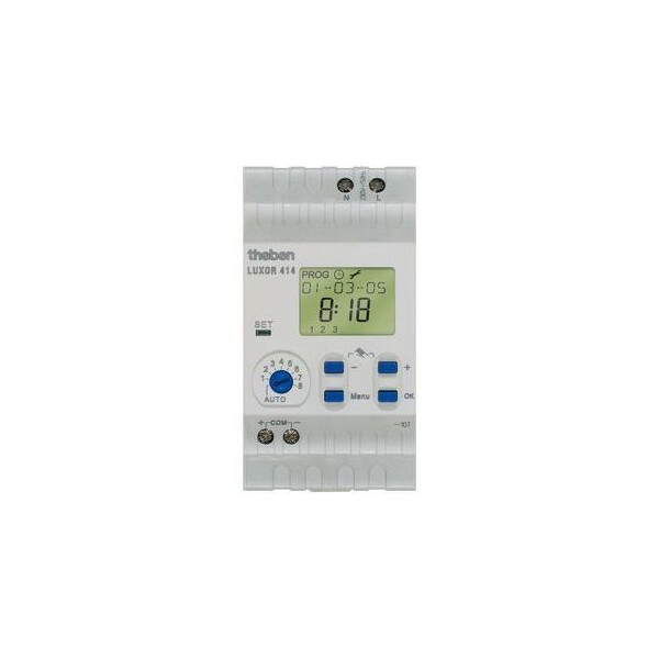 Horloge 8 canaux 24 h 7j astro - Theben - 4140000