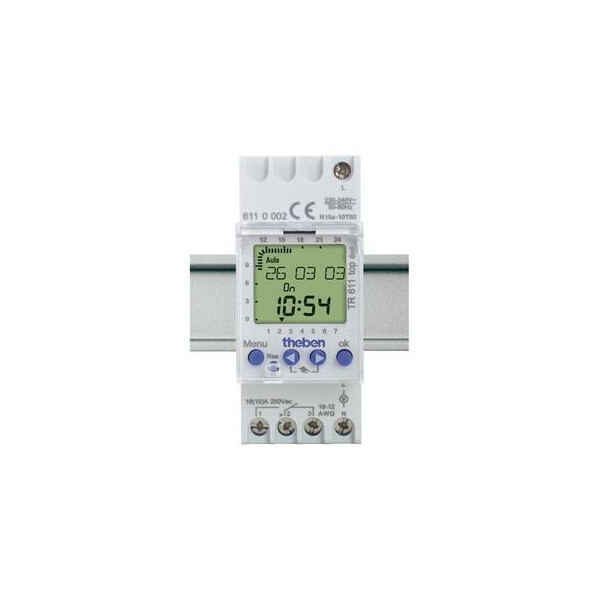 Interrupteur horaire digital radio pilote dcf ss antenne tr 611 dcf - Theben - 6110312