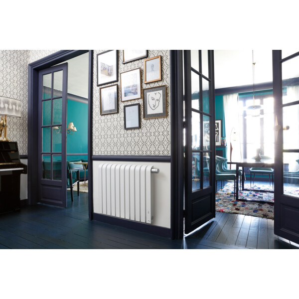 Radiateur connecté Thermor Mythik  horizontal aluminium satiné - 1500W - Thermor - 460151