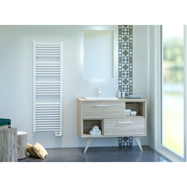 Sèche-serviettes ssc 3 étoiles œil étroit blanc satin 0500w - Thermor - 483256