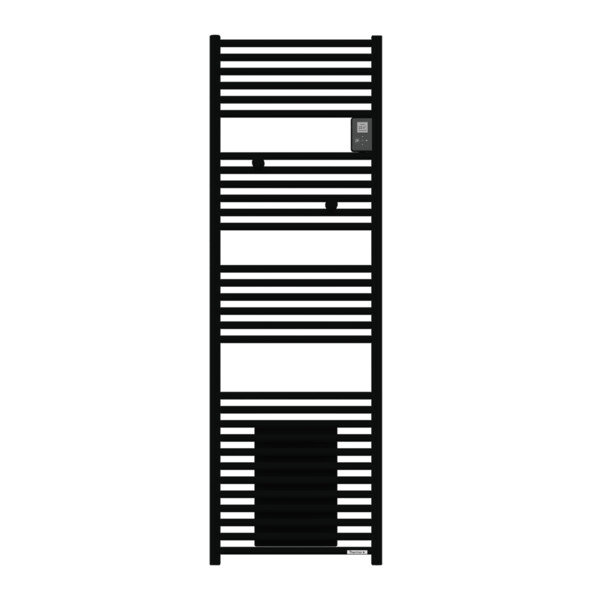 Sèche-serviettes  riva 4 avec soufflerie 2000w noir carbone - Thermor - 471565