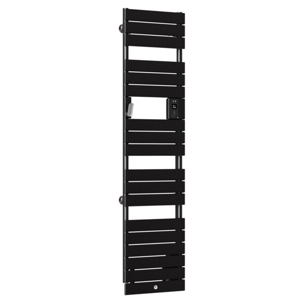Radiateur Sèche-Serviettes Etroit Noir Carbone 500 W Riviera 2 Thermor - Thermor - 497559
