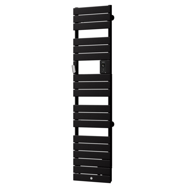 Radiateur Sèche-Serviettes Etroit Noir Carbone 500 W Riviera 2 Thermor - Thermor - 497559